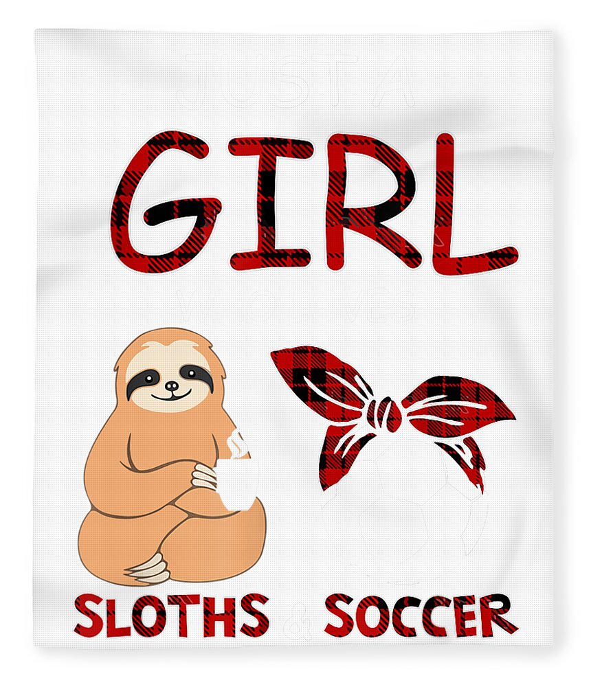 Sloth Tshirt Fleece Blanket 